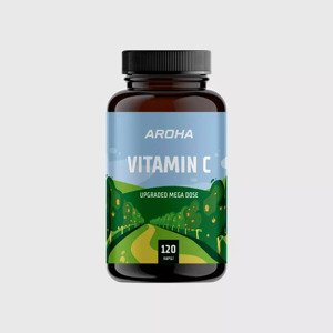 Vitamin C s citrusovými bioflavonoidy a extraktem ze šípku - AROHA Množství: 120 kapslí