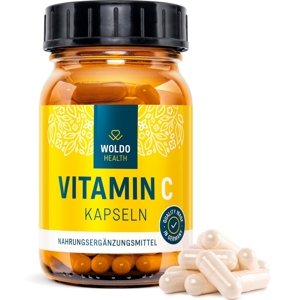 WoldoHealth® Přírodní Vitamin C (acerola extrakt) 120 kapslí