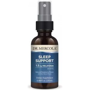 Dr. Mercola Sleep Support with Melatonin 0,3 mg 29 ml ve spreji