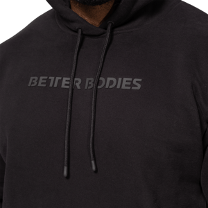 Better Bodies Mikina Logo Hoodie Black Barva: Černá, Velikost: S