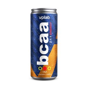 VPLAB nutrition VPLab BCAA  Energy 330 ml, sycené BCAA s kofeinem, l-karnitinem a vitamíny Varianta: Cola