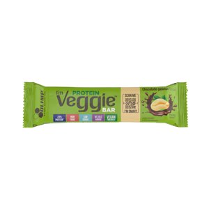 OLIMP Sport Nutrition Olimp I´m Veggie Bar 50g, proteinová tyčinka vhodná i pro vegany Varianta: Čokoláda - Arašídy