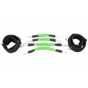 Merco Leg Trainer Set odporové gumy sada Barva: Zelená