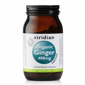 EXP 17.3.2024 Ginger 400mg 90 kapslí Organic (Zázvor) - Viridian