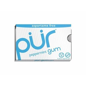 The PÜR Company Přírodní žvýkačky bez aspartamu a cukru - Peppermint | PÜR Množství: 9 ks