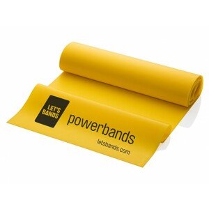 Letsbands LETS BANDS POWERBANDS FLEX Barva: Žlutý expander