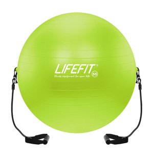 Gymnastický míč s expanderem LIFEFIT® GYMBALL EXPAND 55 cm
