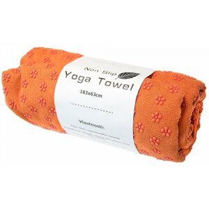 Sharpshape Protiskluzový ručník na jógu Orange Sharp Shape