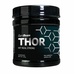 Předtréninkový stimulant Thor - GymBeam Množství: 210 g, Příchuť: Jahoda a kiwi