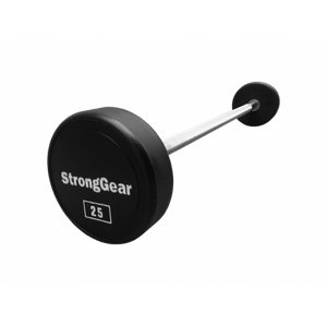 Stronggear Polyurethanová rovná bicepsová činka Hmotnost: 15 kg