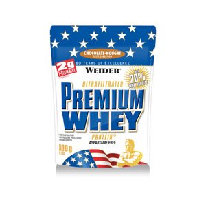 Weider Premium Whey 500 g, syrovátkový koncentrát + isolát Varianta: Čokoláda-Nugát