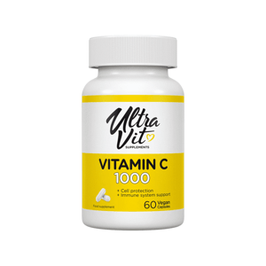 VPLAB nutrition VPLab Vitamin C 1000 + sušený extrakt ze šípků Varianta: 60 veganských kapslí