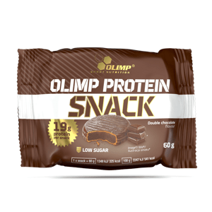 OLIMP Sport Nutrition Olimp Protein Snack 60 g, proteinová oplatka s nízkým obsahem cukru Varianta: Double Chocolate