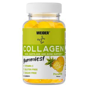 Weider Collagen Gummies 50 ks, želatinové bonbóny s kolagenem a vitamínem C Varianta: Ananas