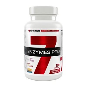 7Nutrition Enzymes Pro 120 cps Varianta: směs trávicích enzymů s přídavkem probiotika LactoSpore® a symbiotik LactoCran®