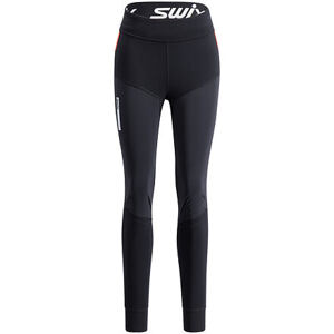 Dámské zateplené běžecké kalhoty Swix Roadline Warmer Tights 10052-23 velikost - textil S
