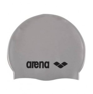 Plavecká čepice arena classic silicone cap šedá