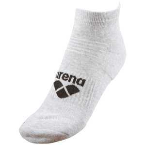 Ponožky arena basic ankle socks 2 pack grey 35-38