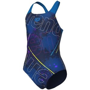 Dívčí plavky arena girls galactics swimsuit swim pro back navy/blue