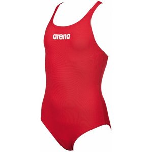 Dívčí plavky arena solid swim pro junior red 28