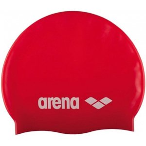 Plavecká čepice arena classic silicone cap červená