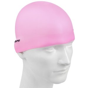 Plavecká čepice mad wave pastel swim cap růžová