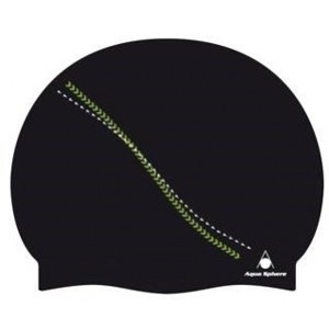 Plavecká čepice aqua sphere dakota cap černá/zelená