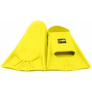 Dětské plavecké ploutve borntoswim junior short fins yellow xs