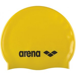 Dětská plavecká čepice arena classic silicone junior žlutá