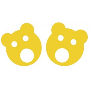 Nadlehčovací kroužky matuska dena bear rings 160x27mm žlutá
