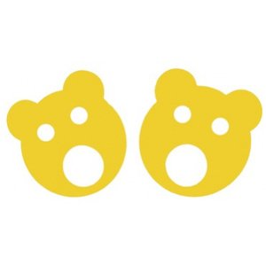Nadlehčovací kroužky matuska dena bear rings 160x38mm žlutá