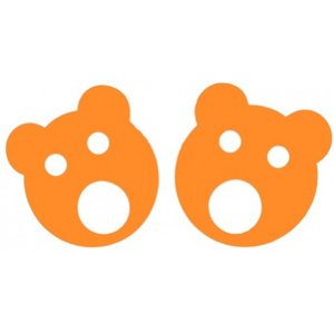 Nadlehčovací kroužky matuska dena bear rings 200x38mm oranžová