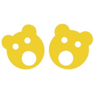 Nadlehčovací kroužky matuska dena bear rings 200x38mm žlutá