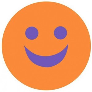 Plavecká deska matuska dena emoji kickboard oranžová
