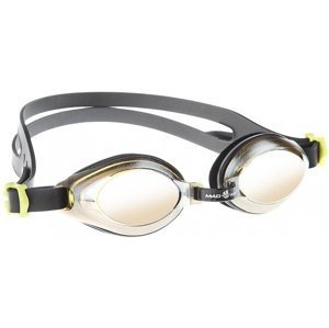 Dětské plavecké brýle mad wave aqua mirror junior černá