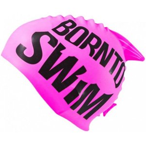 Dětská plavecká čepice borntoswim guppy junior swim cap růžová