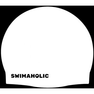 Plavecká čepice swimaholic seamless cap bílá