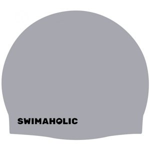 Plavecká čepice swimaholic seamless cap šedá