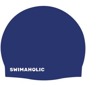 Plavecká čepice swimaholic seamless cap tmavě modrá