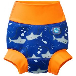 Kojenecké plavky splash about new happy nappy shark orange m