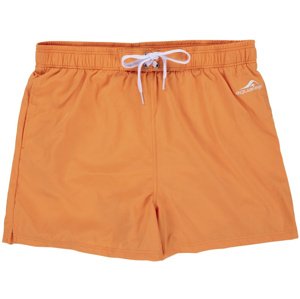Pánské plavecké šortky aquafeel bermudas orange/white m - uk34