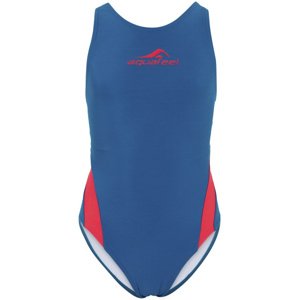 Dívčí plavky aquafeel racerback girls blue/red 176cm
