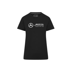 Mercedes AMG Petronas dámské tričko Large Logo black F1 Team 2024 Stichd 701227045001215