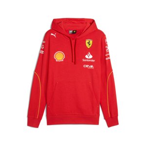 Ferrari pánská mikina s kapucí Driver Hoody red F1 Team 2024 Puma 701227998001225