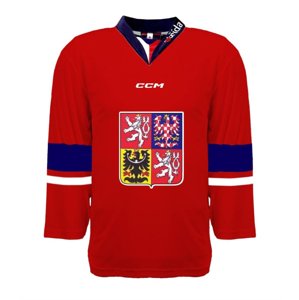 Hokejové reprezentace hokejový dres Czech Republic  2023/2024 CCM Fandres replica - red David Pastrňák #88 CCM 114249