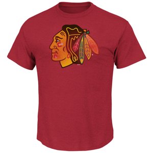 Chicago Blackhawks pánské tričko Pigment Dyed red 113925