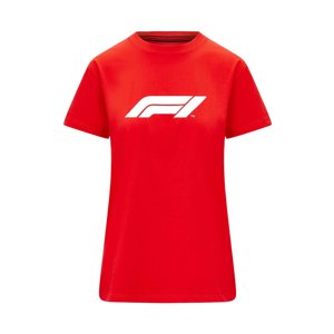 Formule 1 dámské tričko Logo red F1 Team 2024 Puma 701229125002225