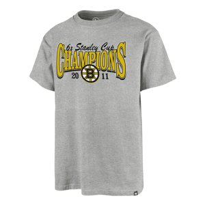 Boston Bruins pánské tričko Champions Backer 47 ECHO Tee grey 47 Brand 112960