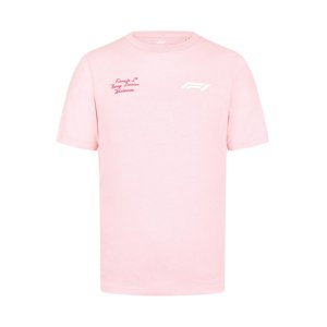 Formule 1 pánské tričko RDW Primrose Pink F1 2024 Stichd 701226998004230