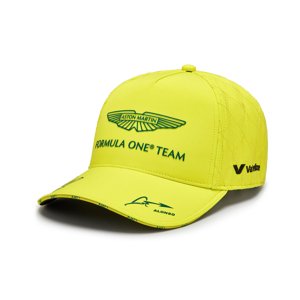 Aston Martin čepice baseballová kšiltovka Fernando Alonso lime F1 Team 2024 Stichd 701229246002000